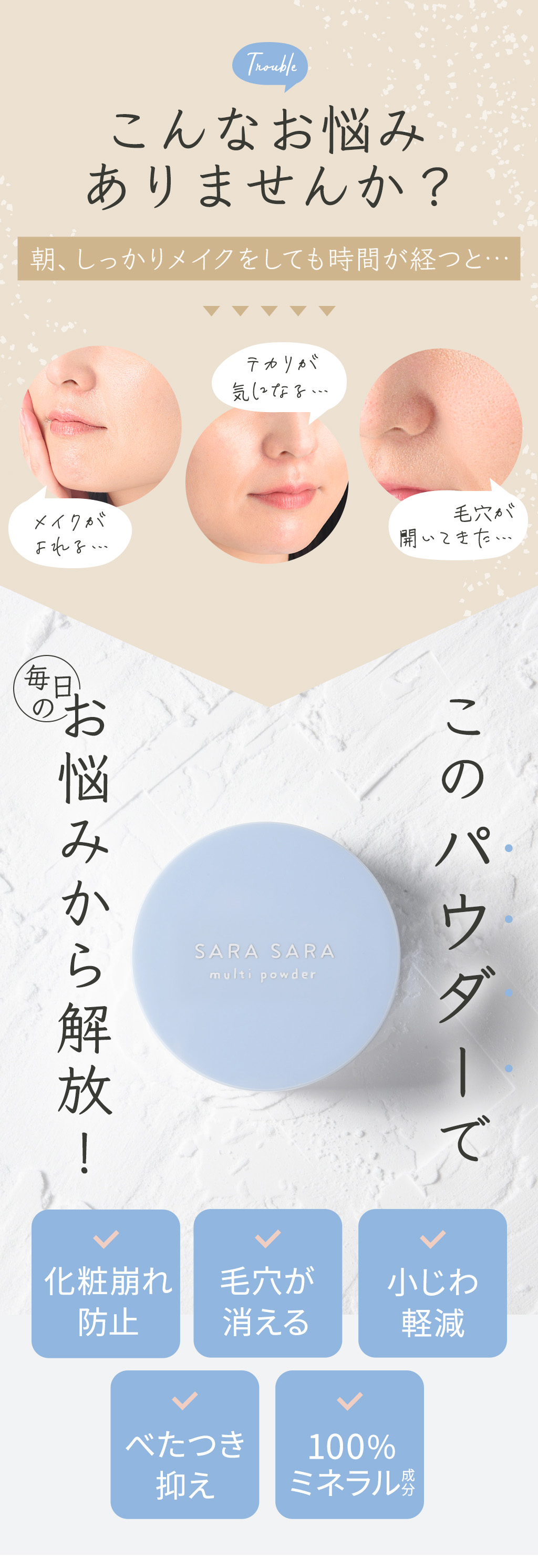 このパウダーでお悩み解決