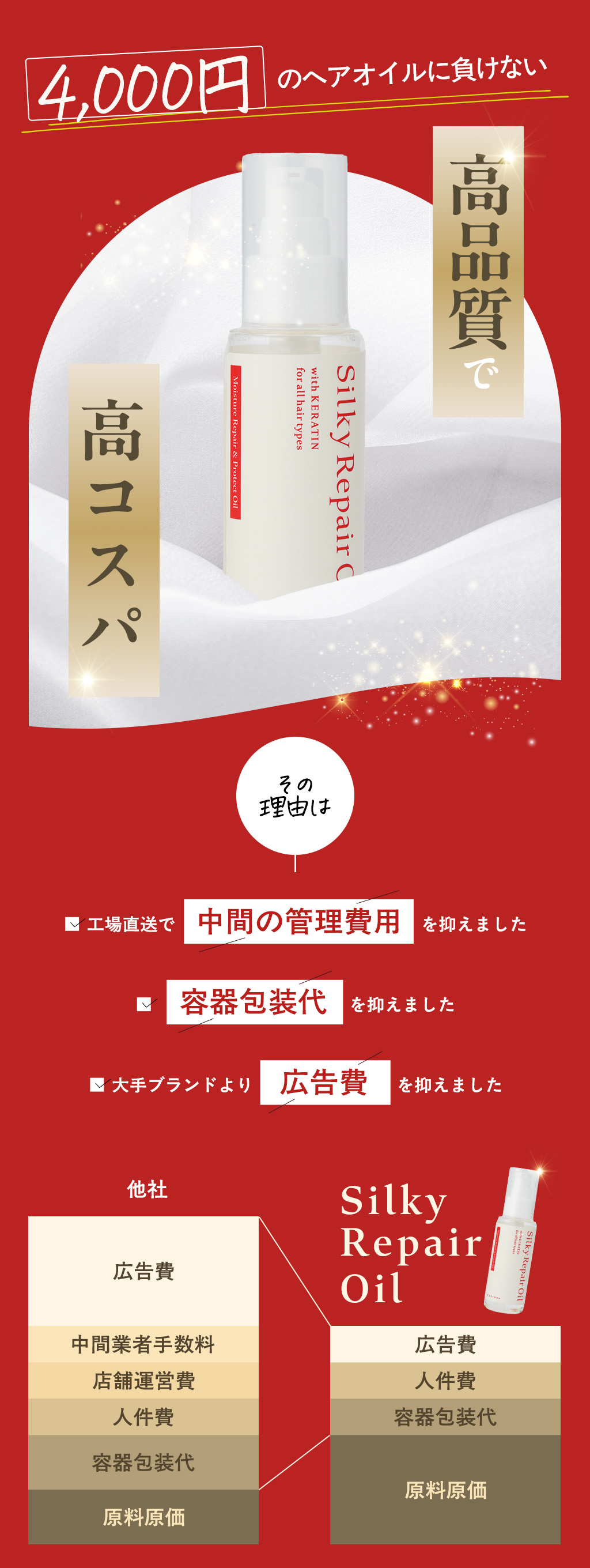 高品質でリーズナブル